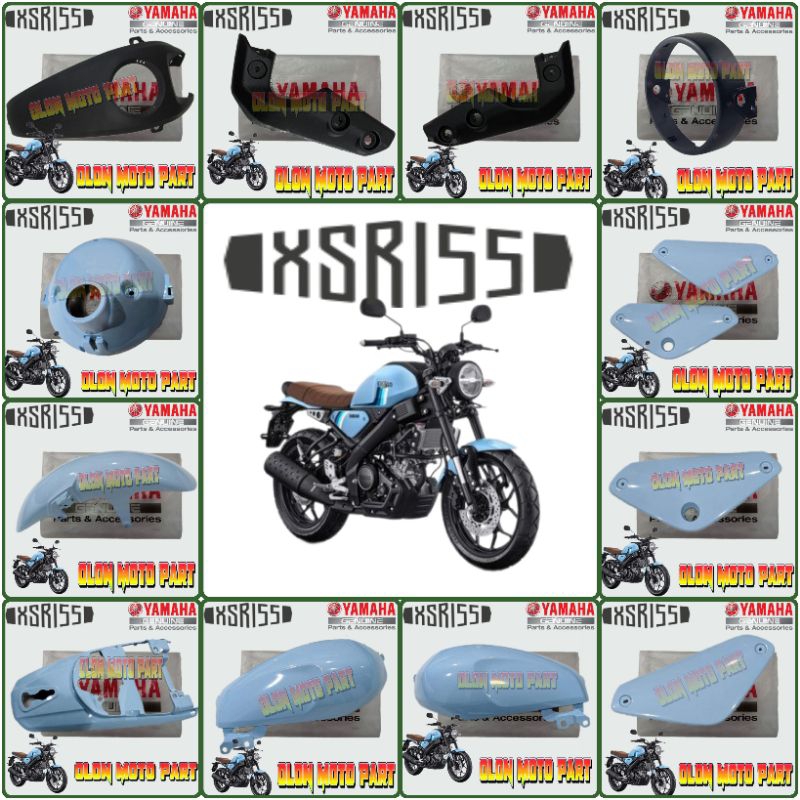 JUAL COVER COVER PART XSR 155 2021 BIRU/DULL BLUE ORIGINAL YAMAHA GENUINE PART