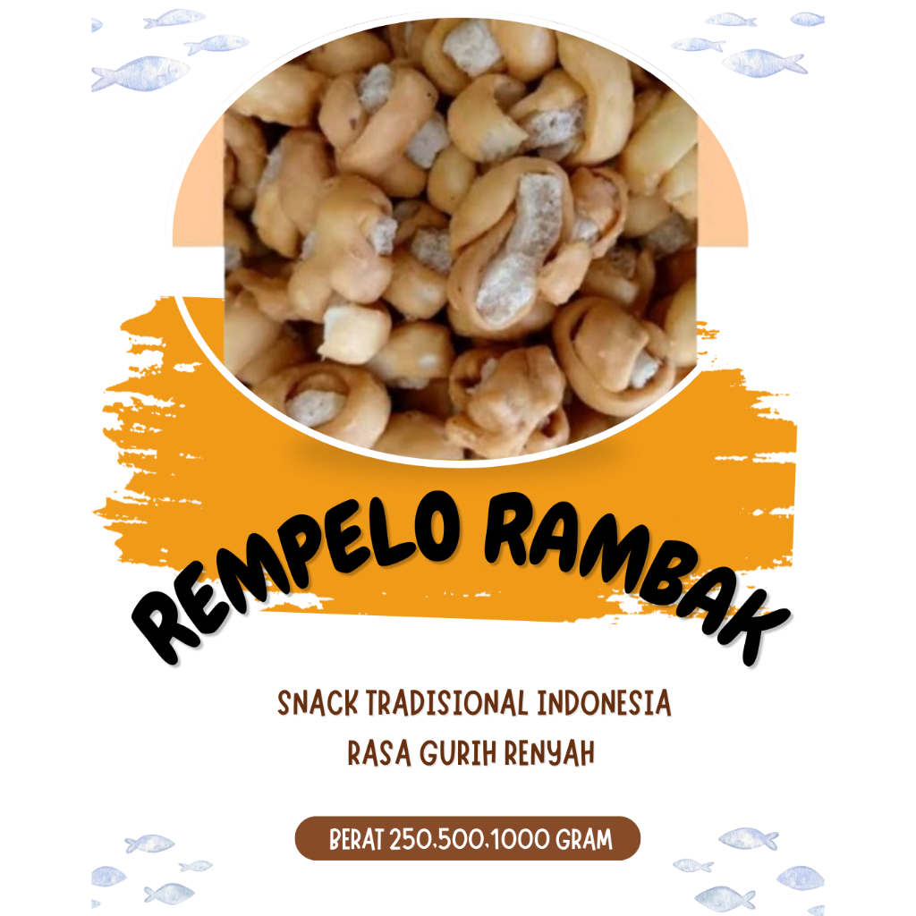 

Camilan Rempelo Rambak Gurih Enak Renyah Khas Bantul Yogyakarta