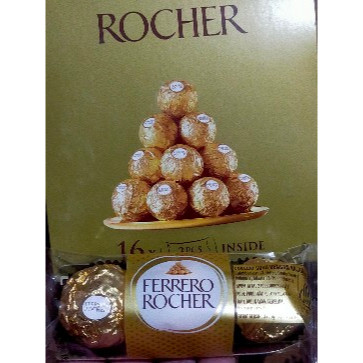 

Ferrero Rocher Cokelat Susu Dengan Kacang Hazel