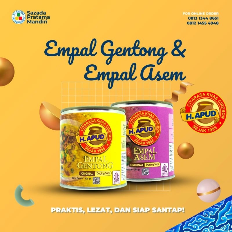 

Empal gentong dan empal asem siap saji terlaris