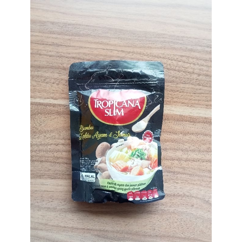 

Tropicana bumbu kaldu ayam dan jamur 100g