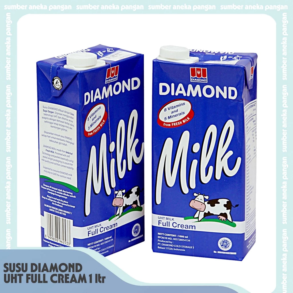

Diamond Susu Full Cream UHT 1liter