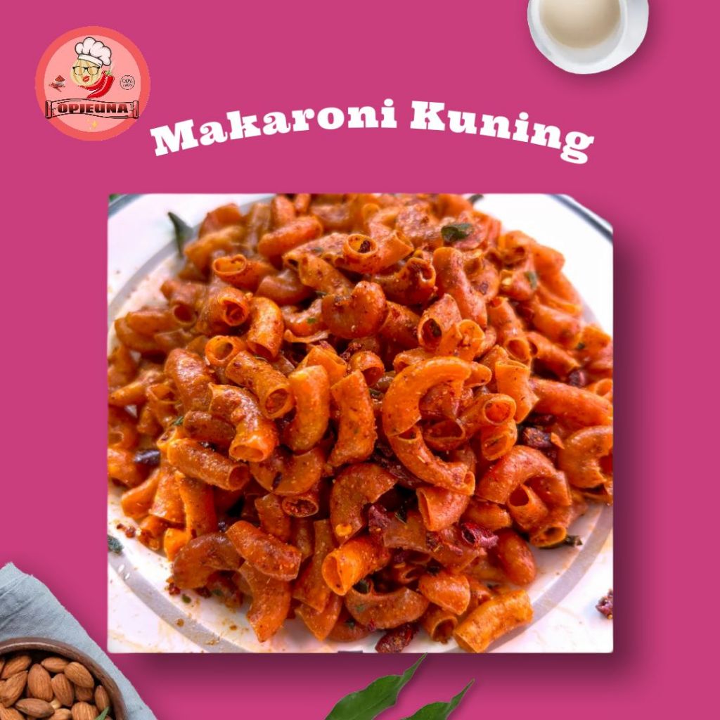 

Makaroni Cikruh Pedas Extra daun jeruk Kemasan 500gram/250gram - Cemilan Pedas Opieuna