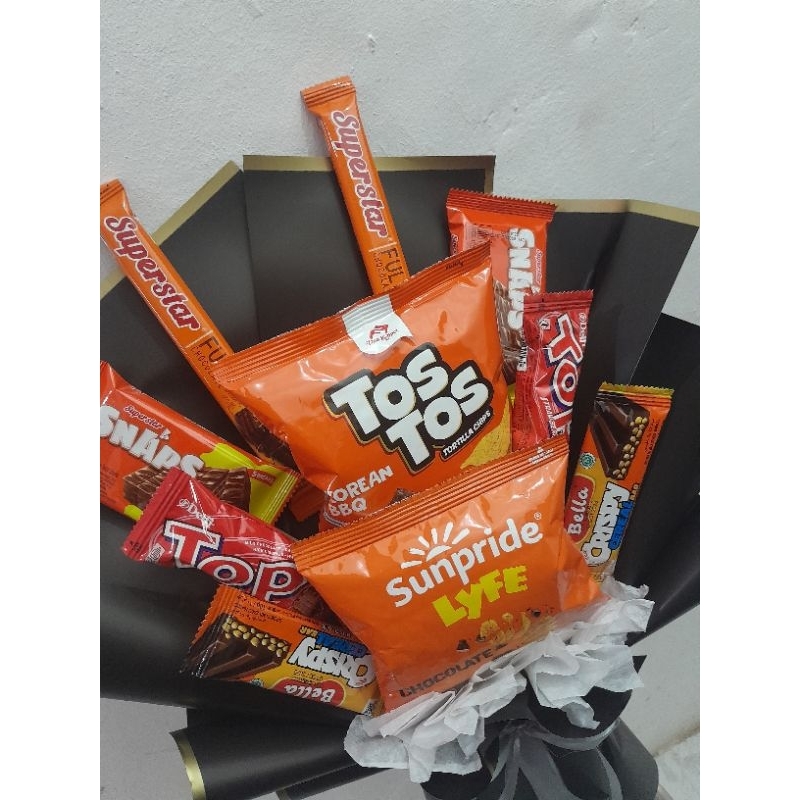 

A3 Custom Snack Bouquet - Snack Buket - Snack Buket BJM - Snack Buket Banjarmasin
