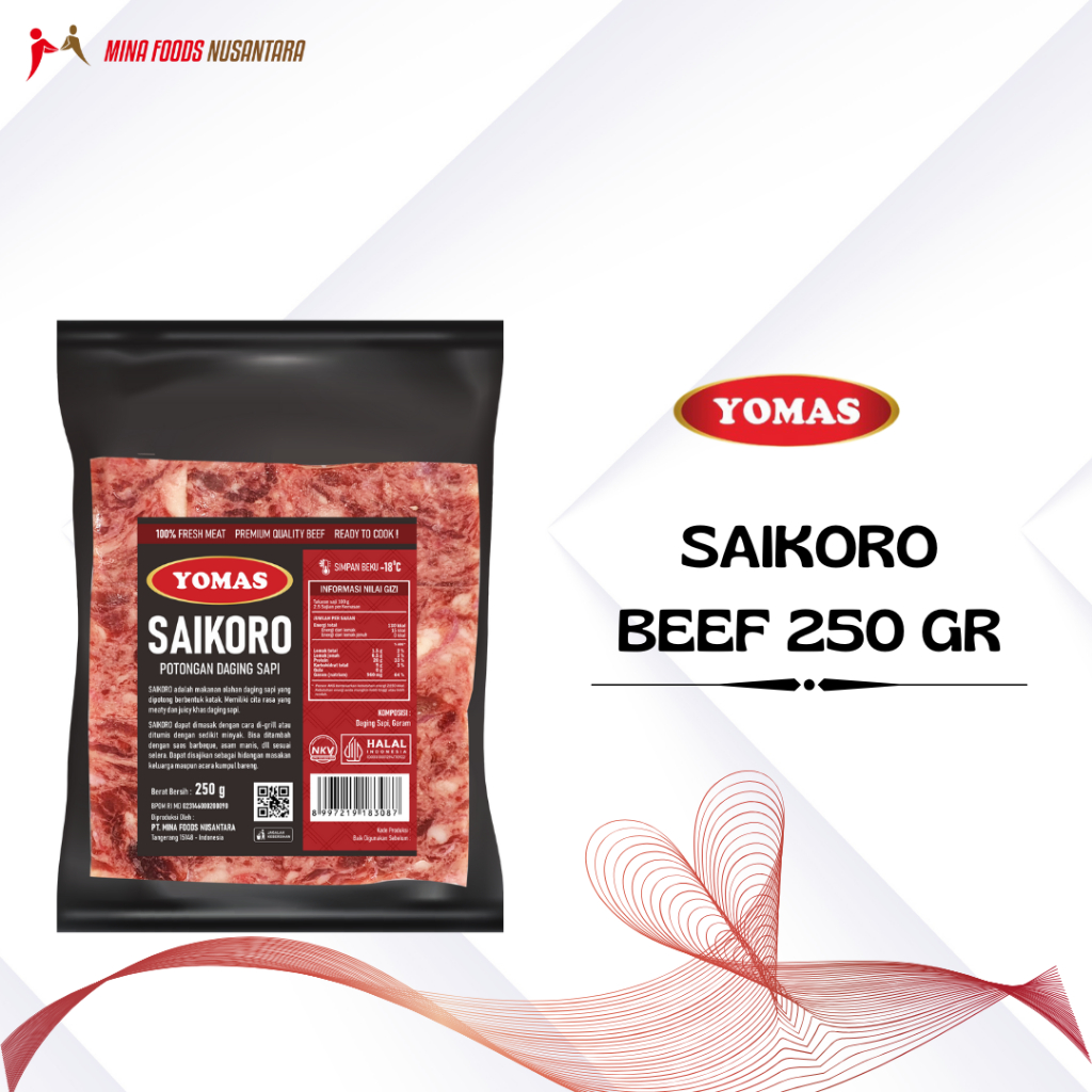 

YOMAS BEEF SAIKORO CUBE 250GR