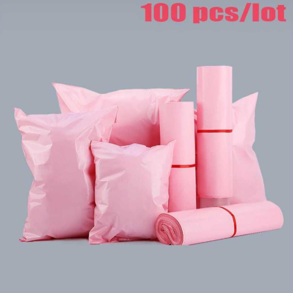 

TERMURAH 20x30 HITAM ABU PINK polymailer import TEBAL packing bag bungkus plastik olshop MB