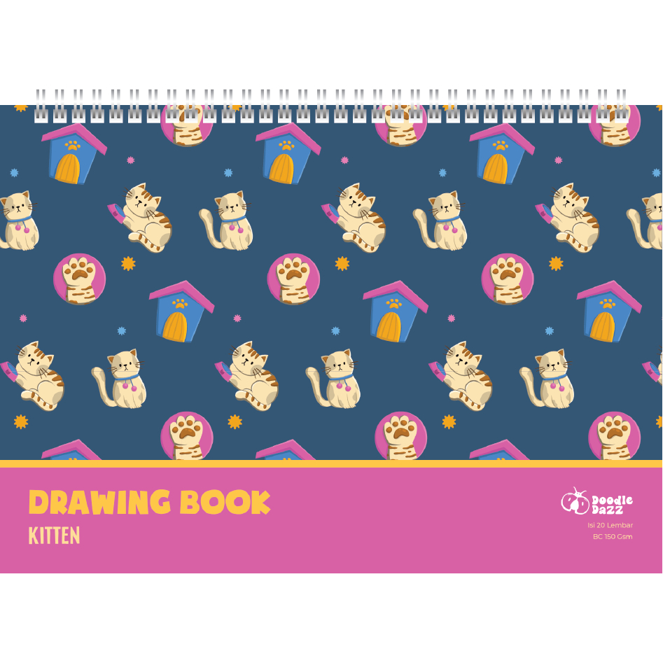 

Doodle Dazz Buku Gambar Spiral A4 Little Artist