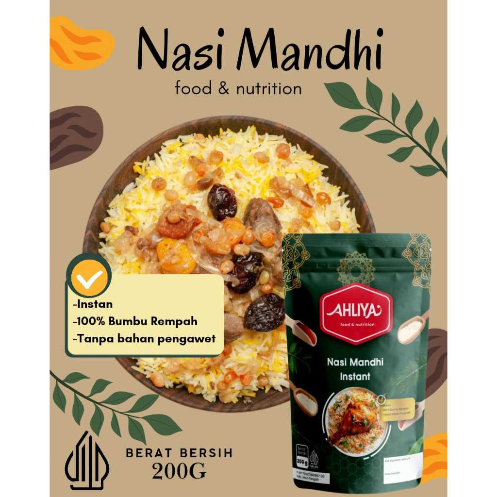 

AHLIYA PAKET KOMPLIT NASI MANDHI || BERAS BASMATI DAN BUMBU KOMPLITNYA