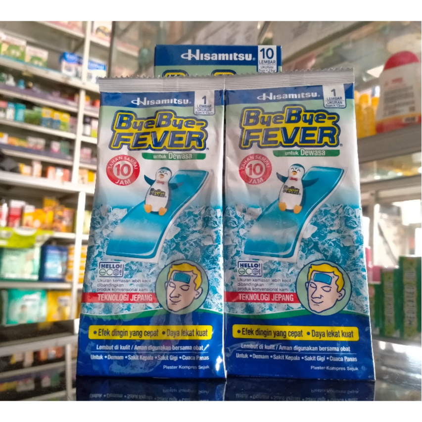 BYE BYE FEVER DEWASA 1 LEMBAR bye bye fever dewasa