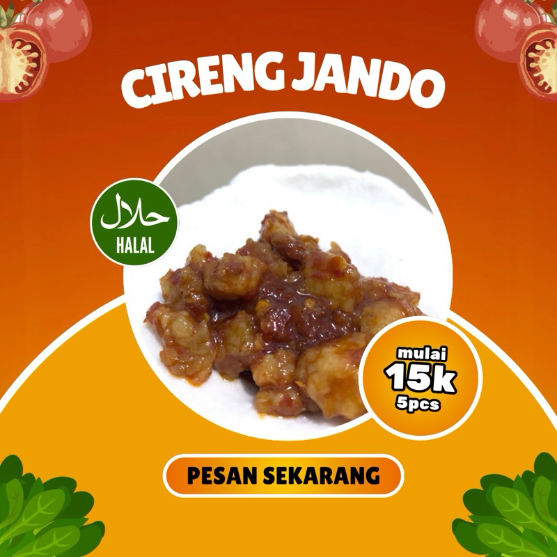 

Cireng Isi Jando Ukuran Kecil