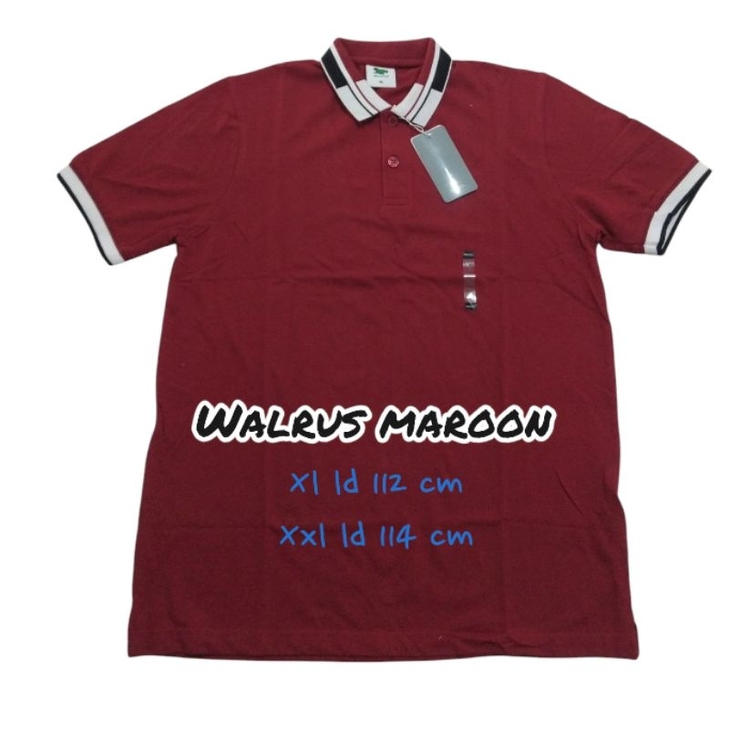 Walrus Maroon Polos Original