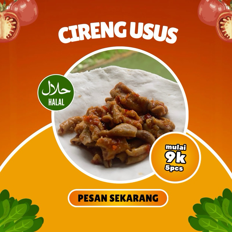 

Cireng Isi Usus Ukuran Sedang
