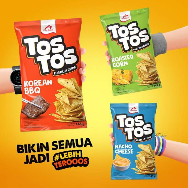 

Dua Kelinci Tos Tos Tortilla Chips 140 gr - Tos Tos Snack