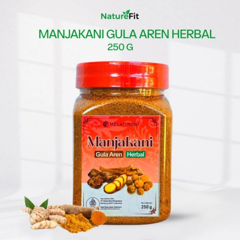 

Jamu Manjakani Jahe Merah Sirih Rapet Kunyit Putih Jambe Gula Aren Bubuk Herbal Melati Noni Original 250gr