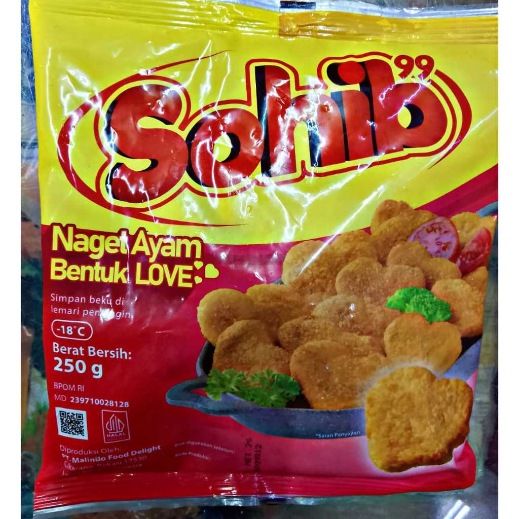 

Sohib Chicken Nugget Bentuk Love 250 gram
