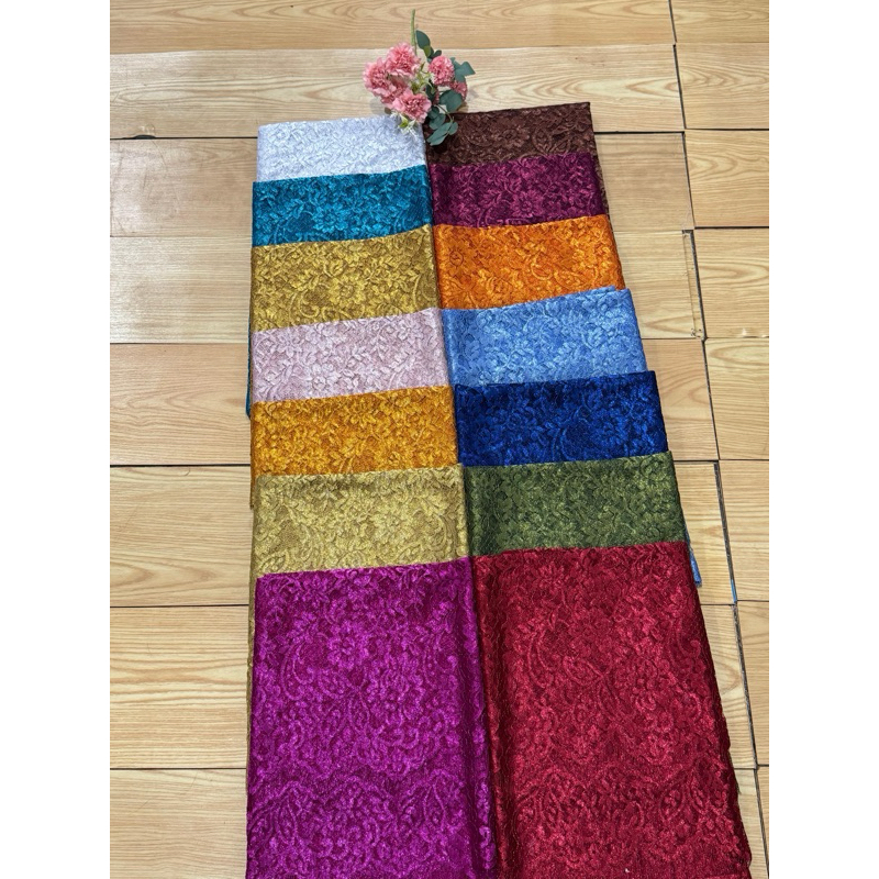 KAIN KEBAYA METALIK LAMINATE YSL