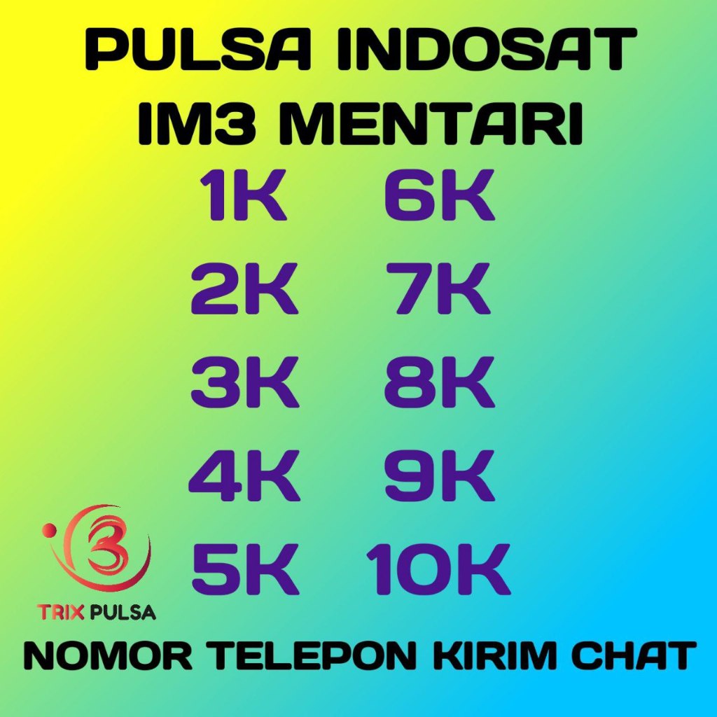 PULSA 1000 SAMPAI 10000 INDOSAT