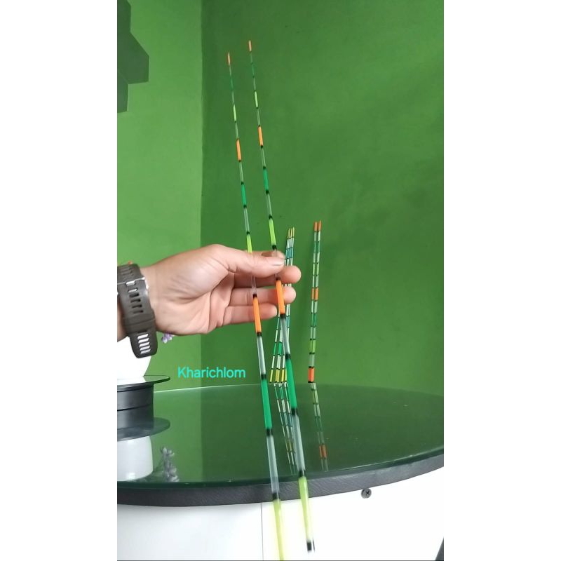 Rainbow Kaku Piber motif pelangi Stik Fiber bahan untuk joran timbang/joran sambung /joran kolam,sun