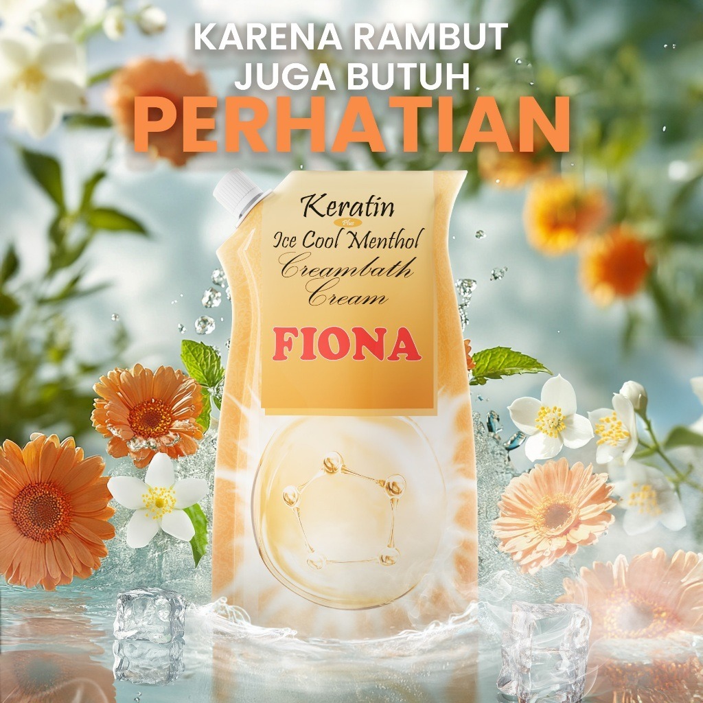Fiona Creambath Keratin Ice Cool 1000gr / Creambath Keratin 1kg