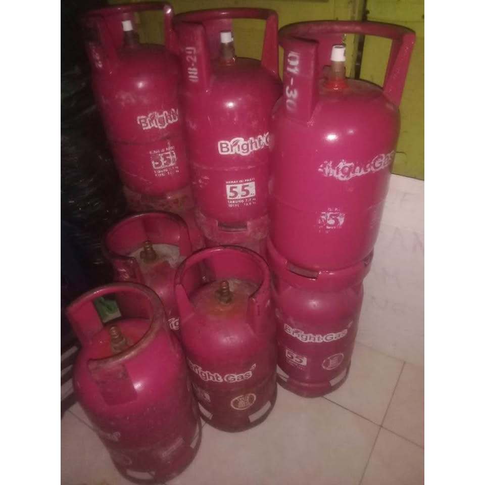 Bright Gas 5,5 kg | Tabung Gas 5,5 kg isi dan kosong