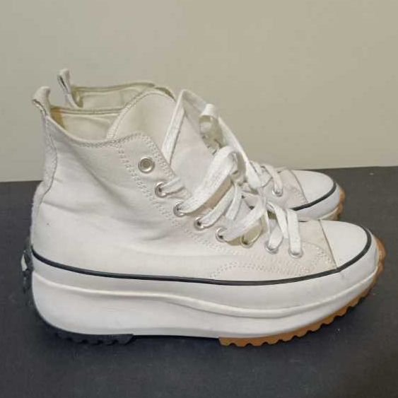 Converse Run Star Hike High Putih size 42 insole 27 cm - Sepatu second original sneakers original Su