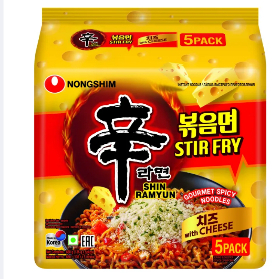 

Nongshim Shin Stir Fry Cheese Ramyun (Halal) Spicy