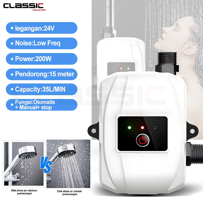 Pompa Pendorong Air Otomatis200watt Mesin Pendorong /Pompa Booster Pendorong / Air Booster Pump Mesi