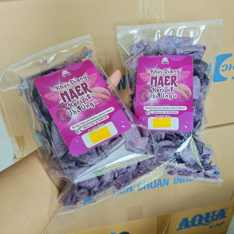 

CRISPY UBI UNGU MAER KHAS DIENG 200GR