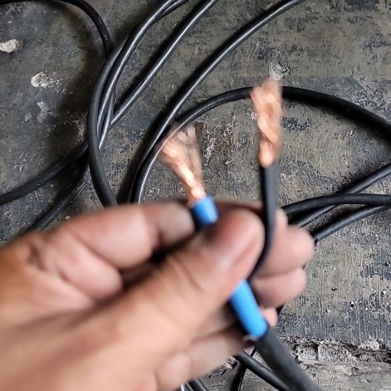 Kabel tembaga kiloan  2x10mm/2×8awg