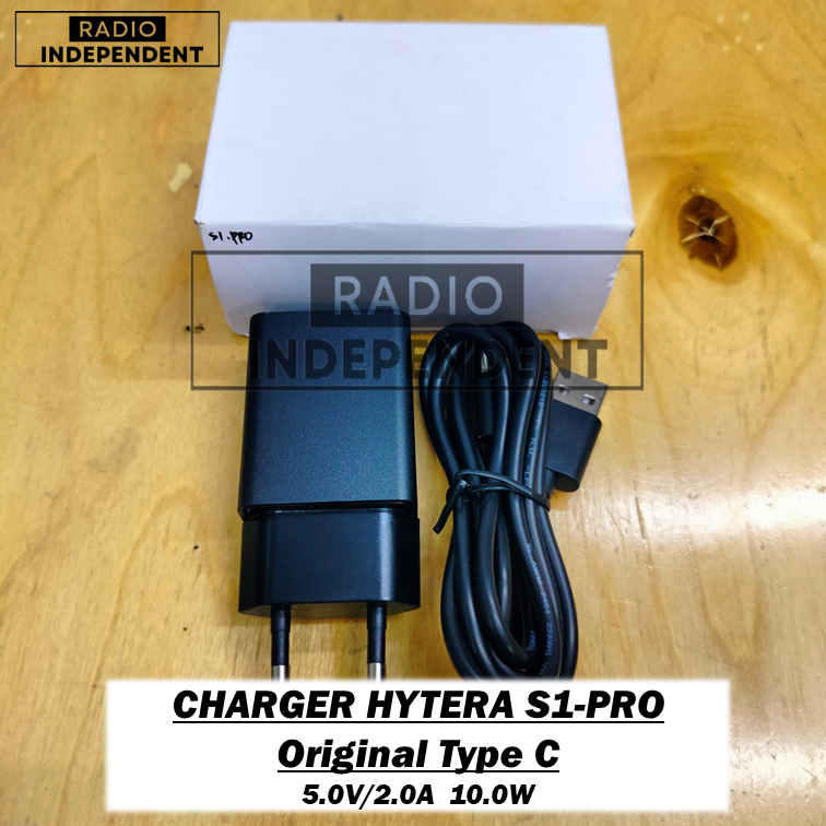 CHARGER HT HYTERA TYPE C 5V 2A 10W ORIGINAL HYTERA S SERIES COMPATIBEL HYTERA PNC 360S