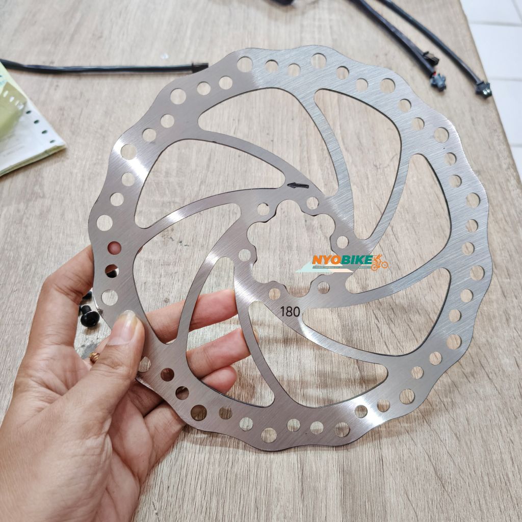 ROTOR SEPEDA OXO UKURAN 160MM DAN 180MM INCLUDE BAUT ROTOR