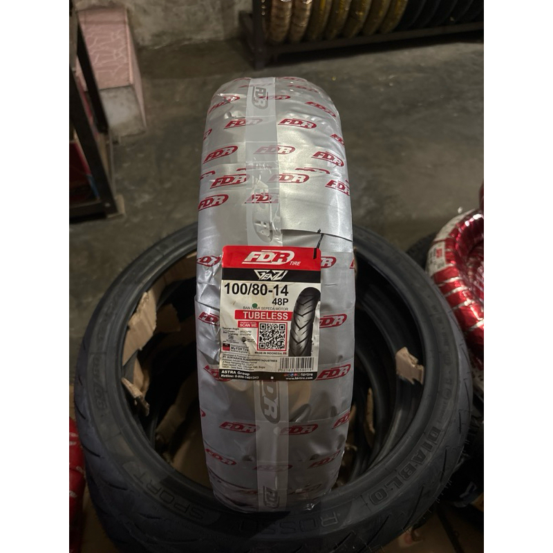 FDR GENZI 100/80 RING 14 TUBELESS