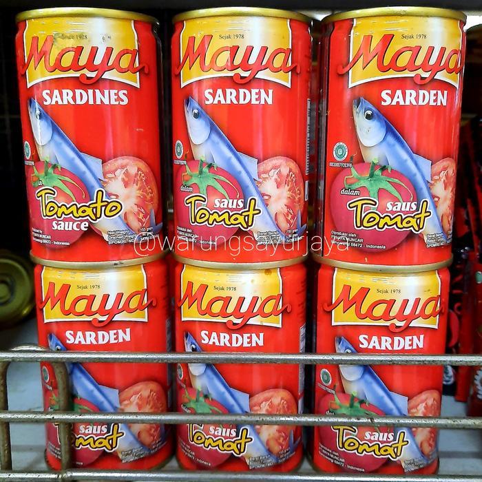

1 Pcs Sardines Maya Saus Tomat 155 Gr / 425 Gr