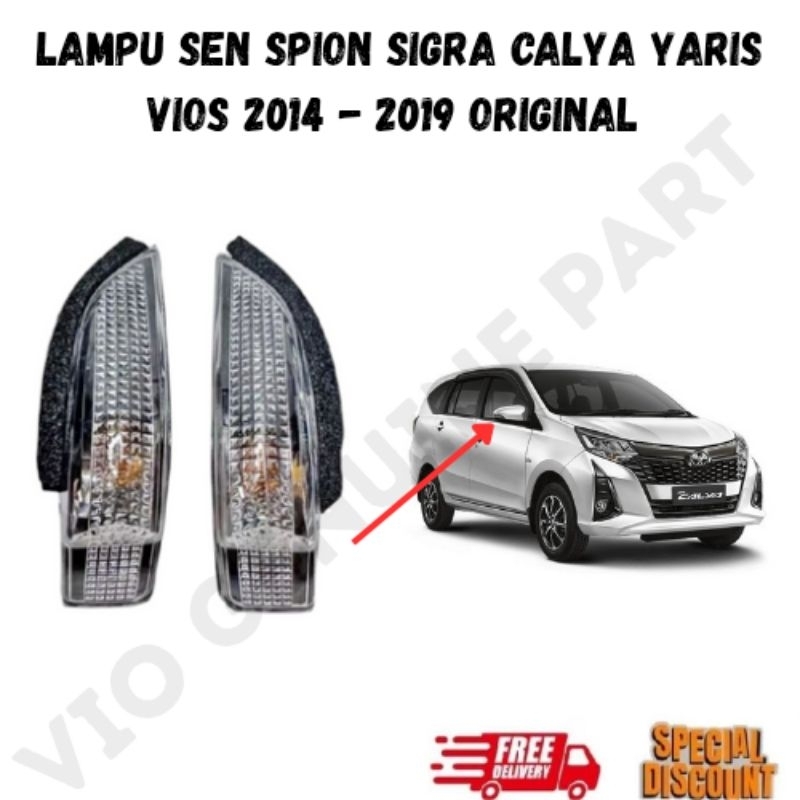 Lampu Sein Spion Mobil Calya Sigra Yaris Vios Camry Altis Kanan Kiri Original
