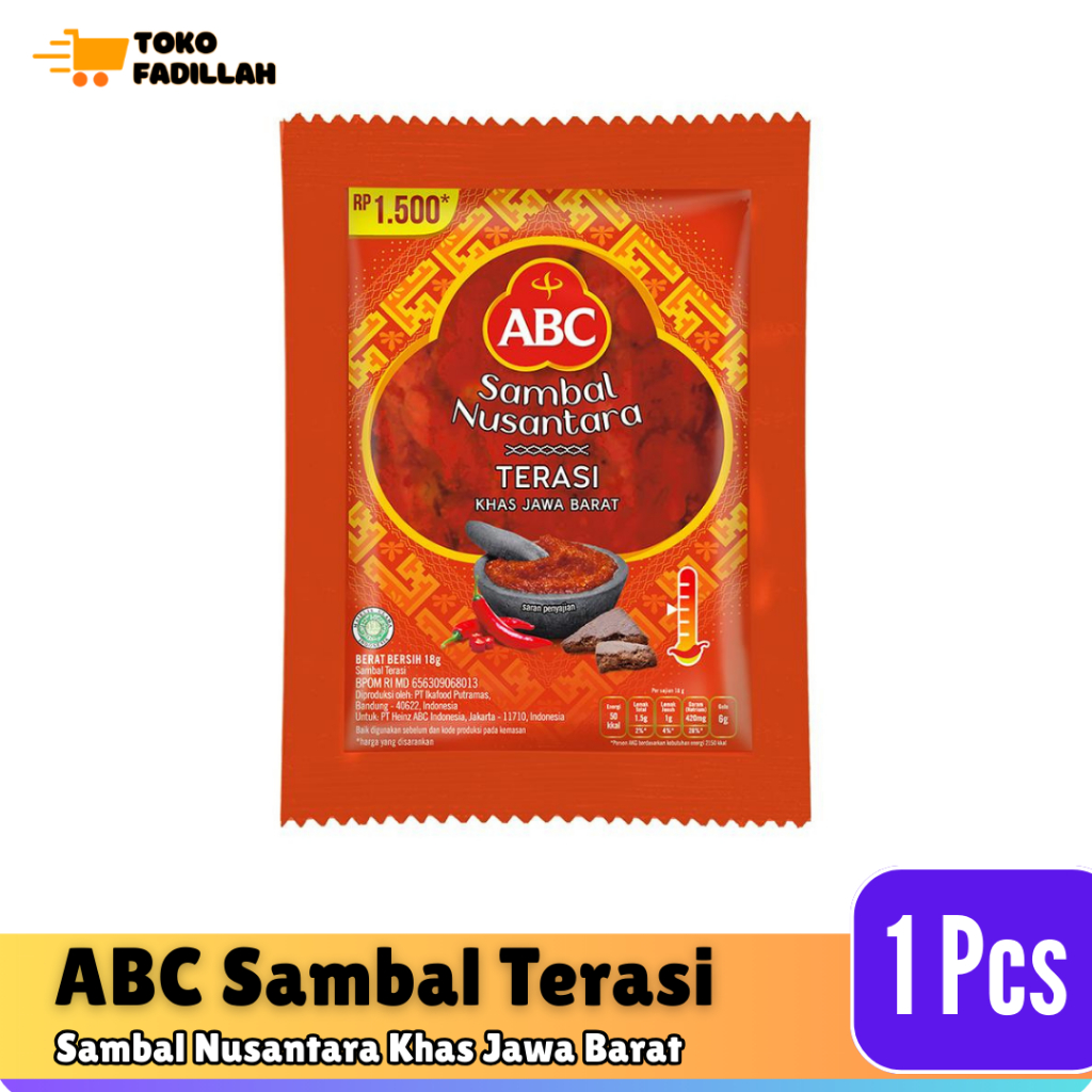 

[Ecer] ABC Sambal Terasi Sachet 18 gr