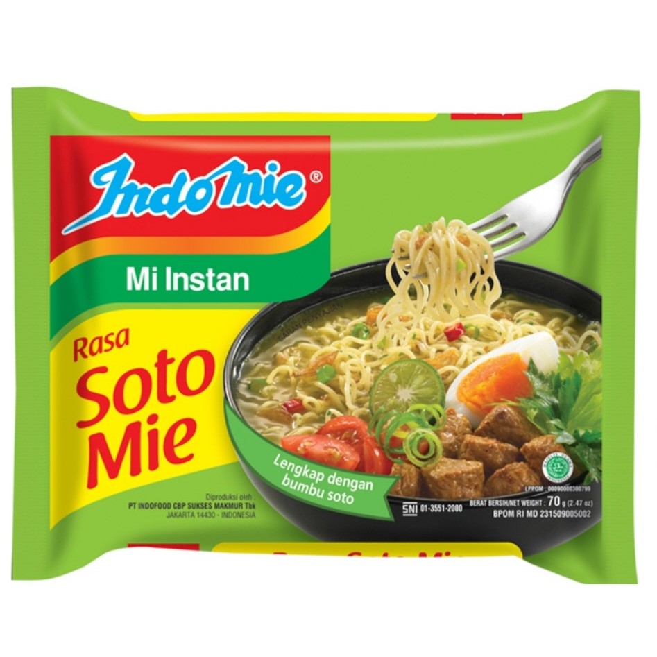 

Mie Intans Indomie Soto 75 gram