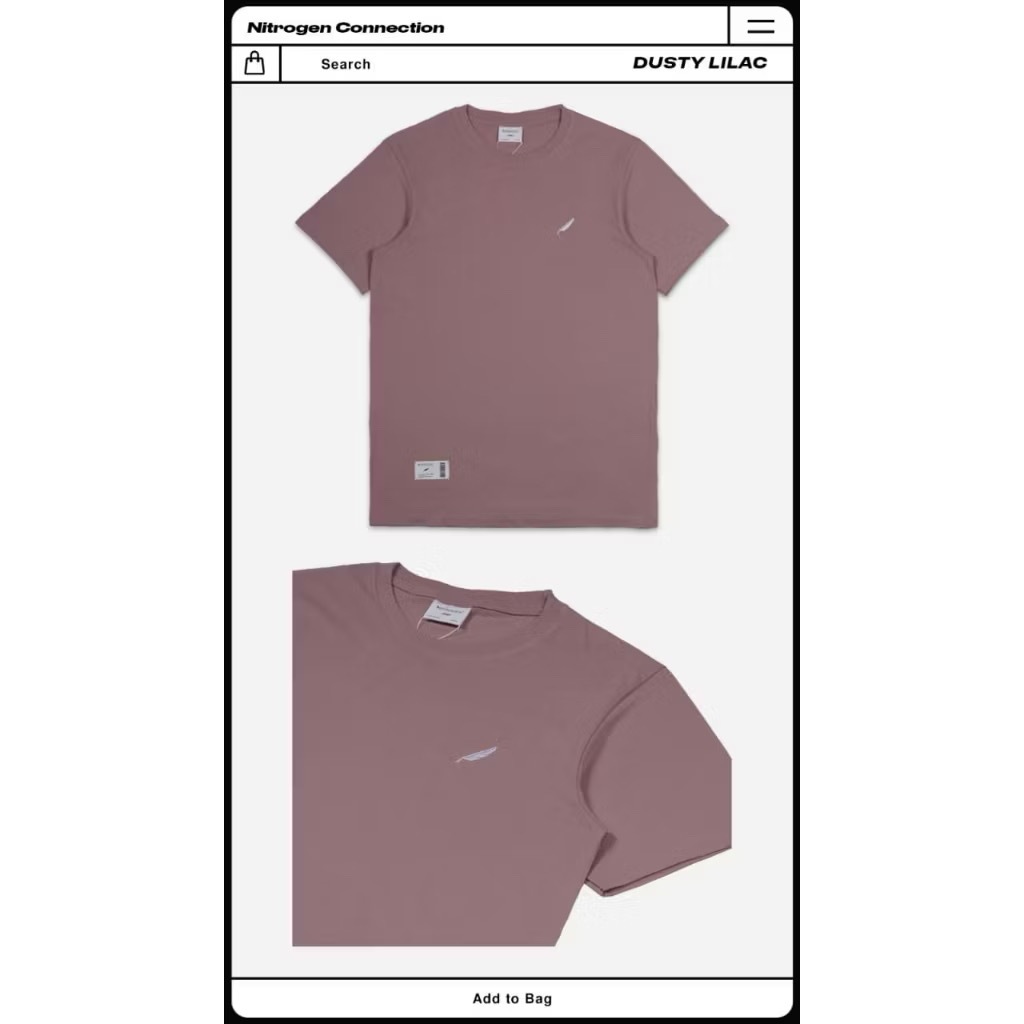 Kaos Nitrogen Original | Kaos Nitrogen | Gigabyte | Nitro Logo Dusty Lilac