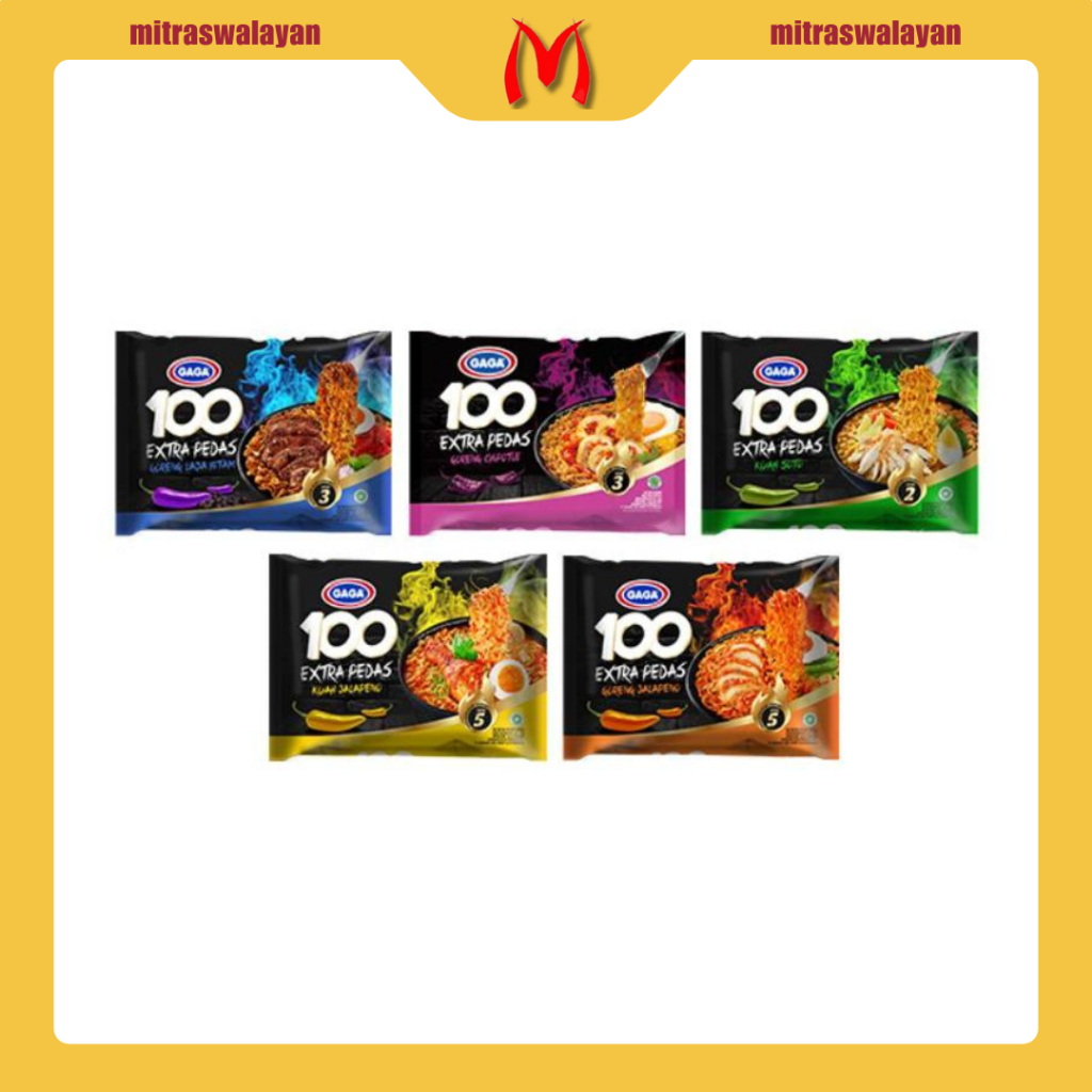 

GAGA Mie Instan Extra Pedas Goreng & Kuah