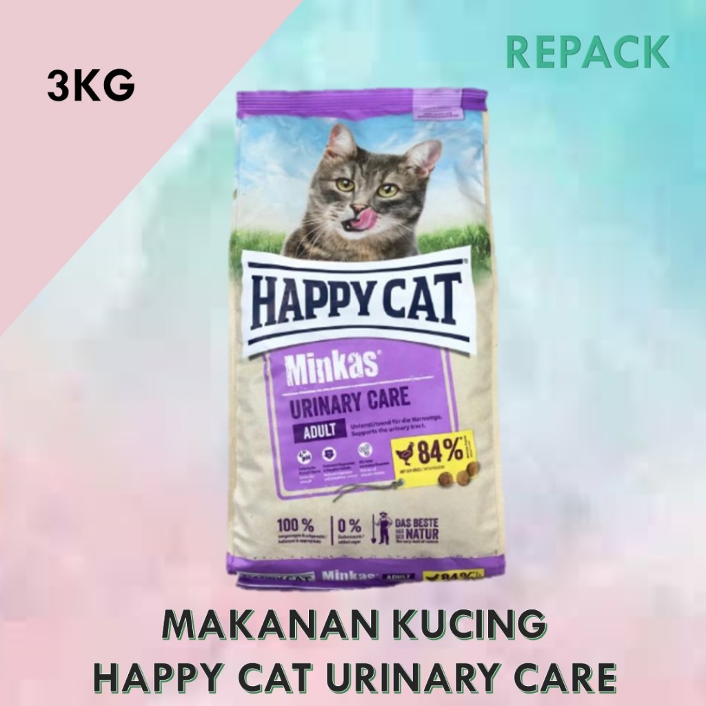 Cat food Happy cat Minkas Urinary Care Kemasan Ecer 3 Kg happy cat minkas urinary care happycat