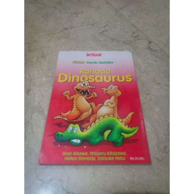 komik gakken rahasia dinosaurus