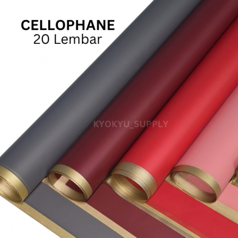 

Cellophane Kertas Bunga (1 PACK = 20 PCS) Flower Wrapping Paper
