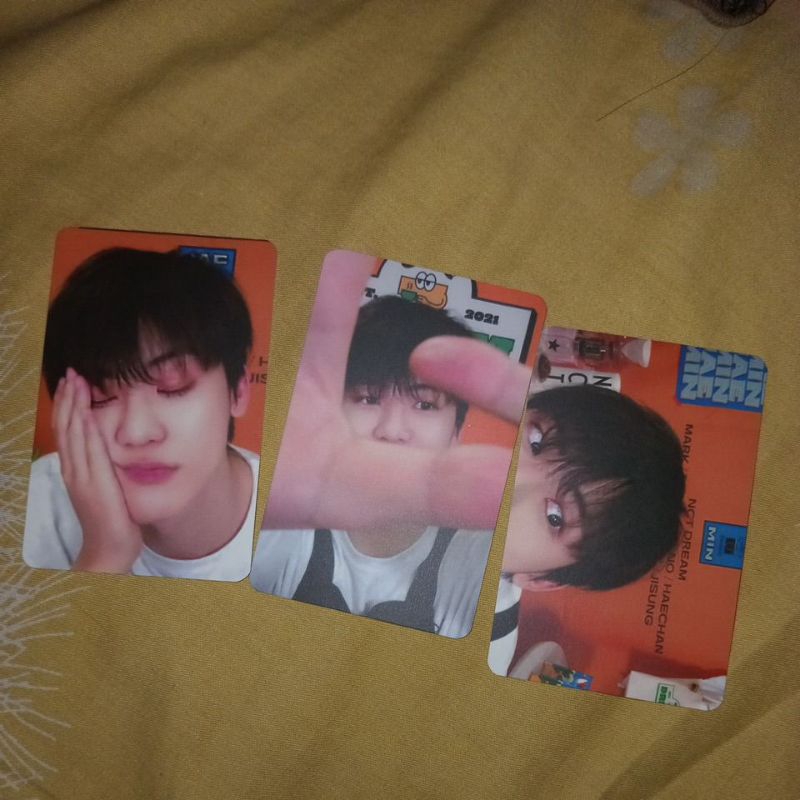 photocard jaemin hdol fansign (3 pc)