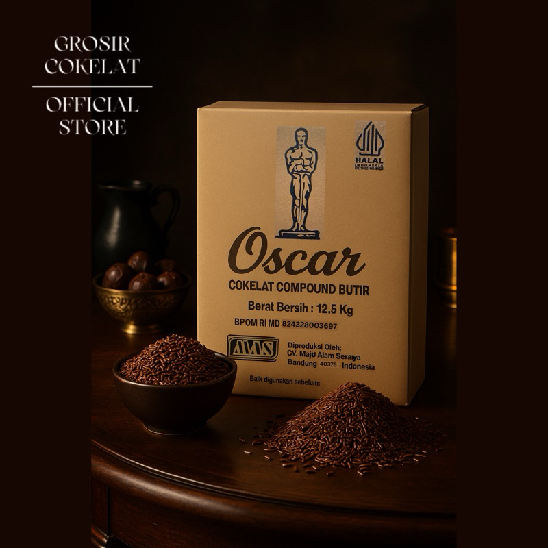 

Oscar Cokelat Butir / Meises / Mesis 12.5Kg