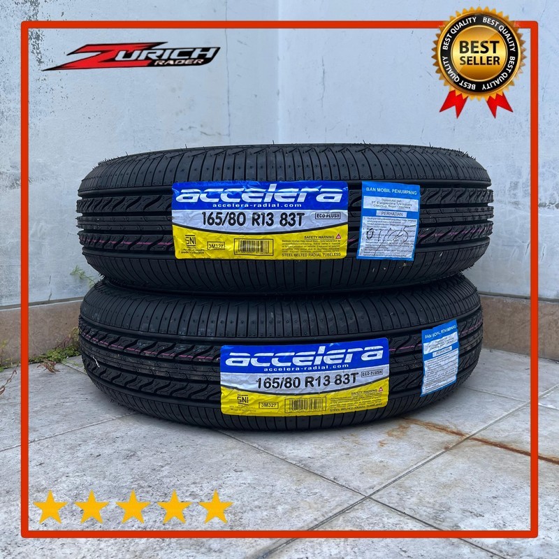 Ban Mobil Ring 13 Accelera Eco Plush Ukuran 165 80 R13 Tubles Bukan Merek Bridgestone