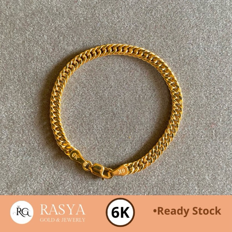 Gelang Rantai Holo Anak Kadar 300 / 6K Gelang Emas Baby Anak 1.5 gr
