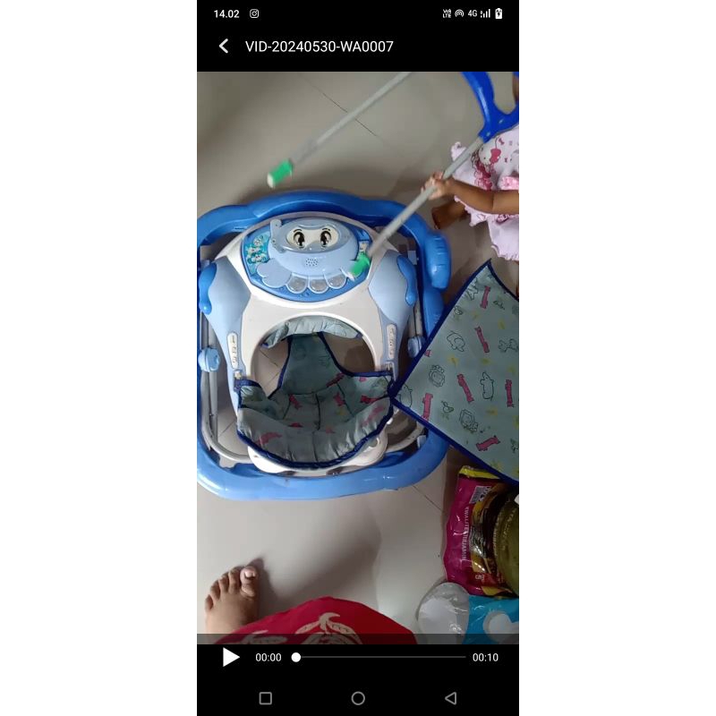 Preloved Baby Walker Second