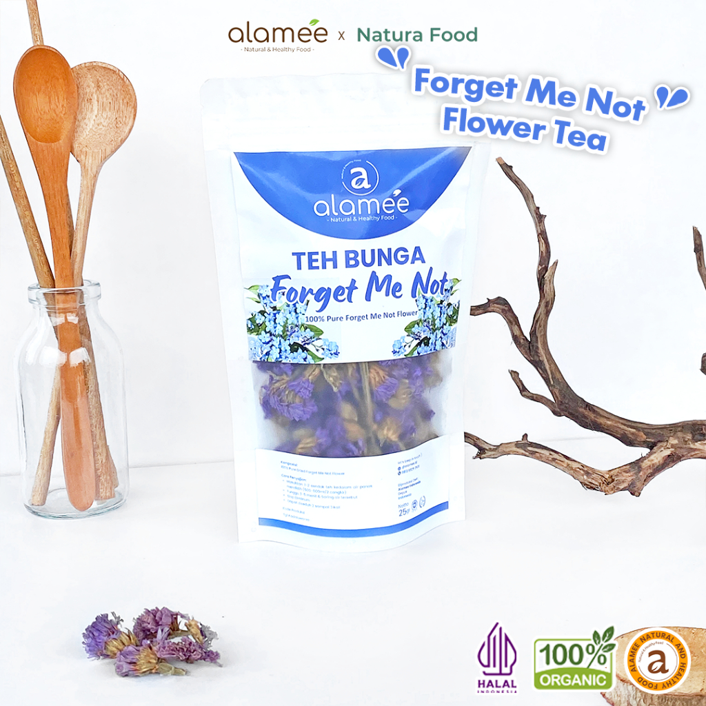 

ALAMEE Teh Forget Me Not Dried Flower Tea Bunga Organik Kering 25gr Premium