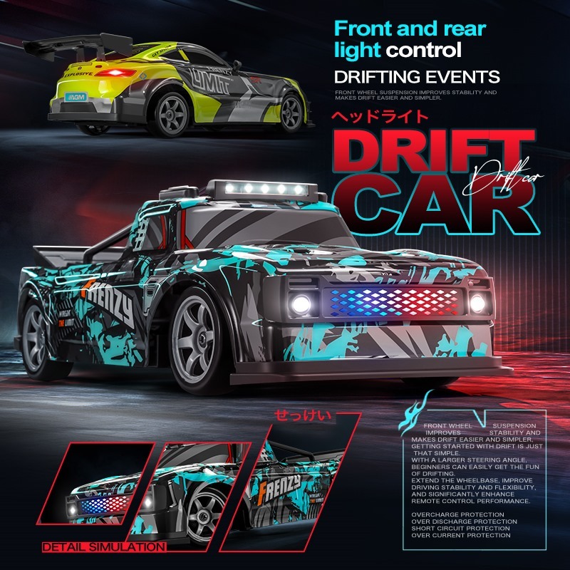 READY Remote Control full propo 2,4 Ghz drifting 1: 16 4wd 20km/h hobi anak S923/S924
