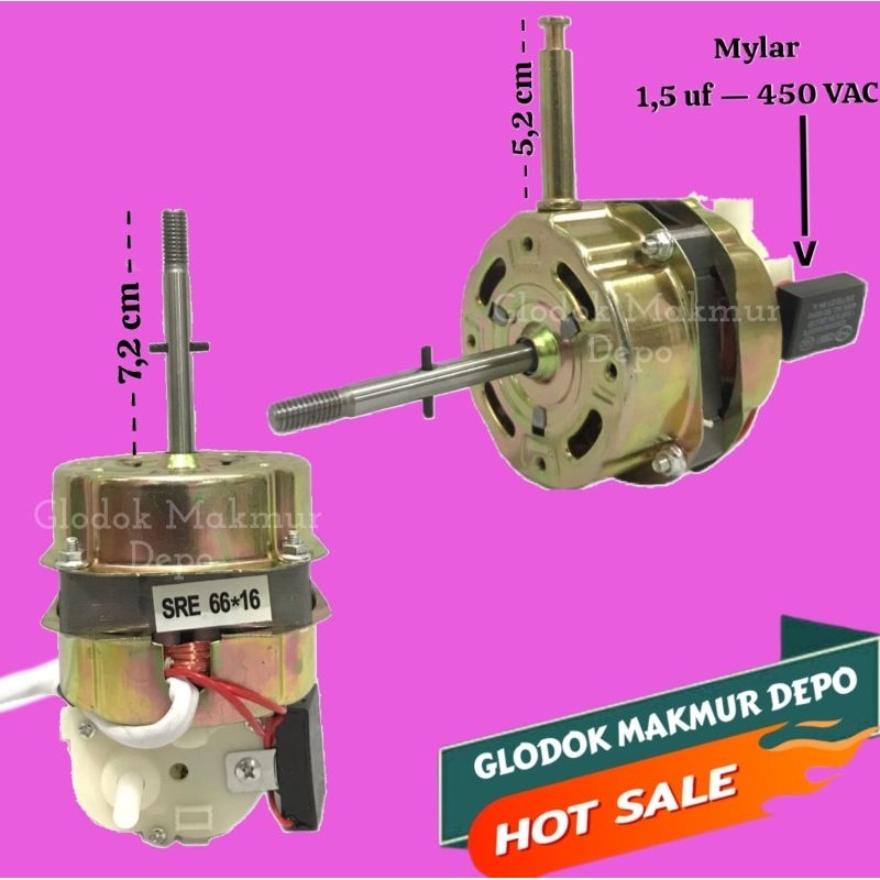 DINAMO MOTOR FAN KIPAS ANGIN COSMOS KECIL (66X16)