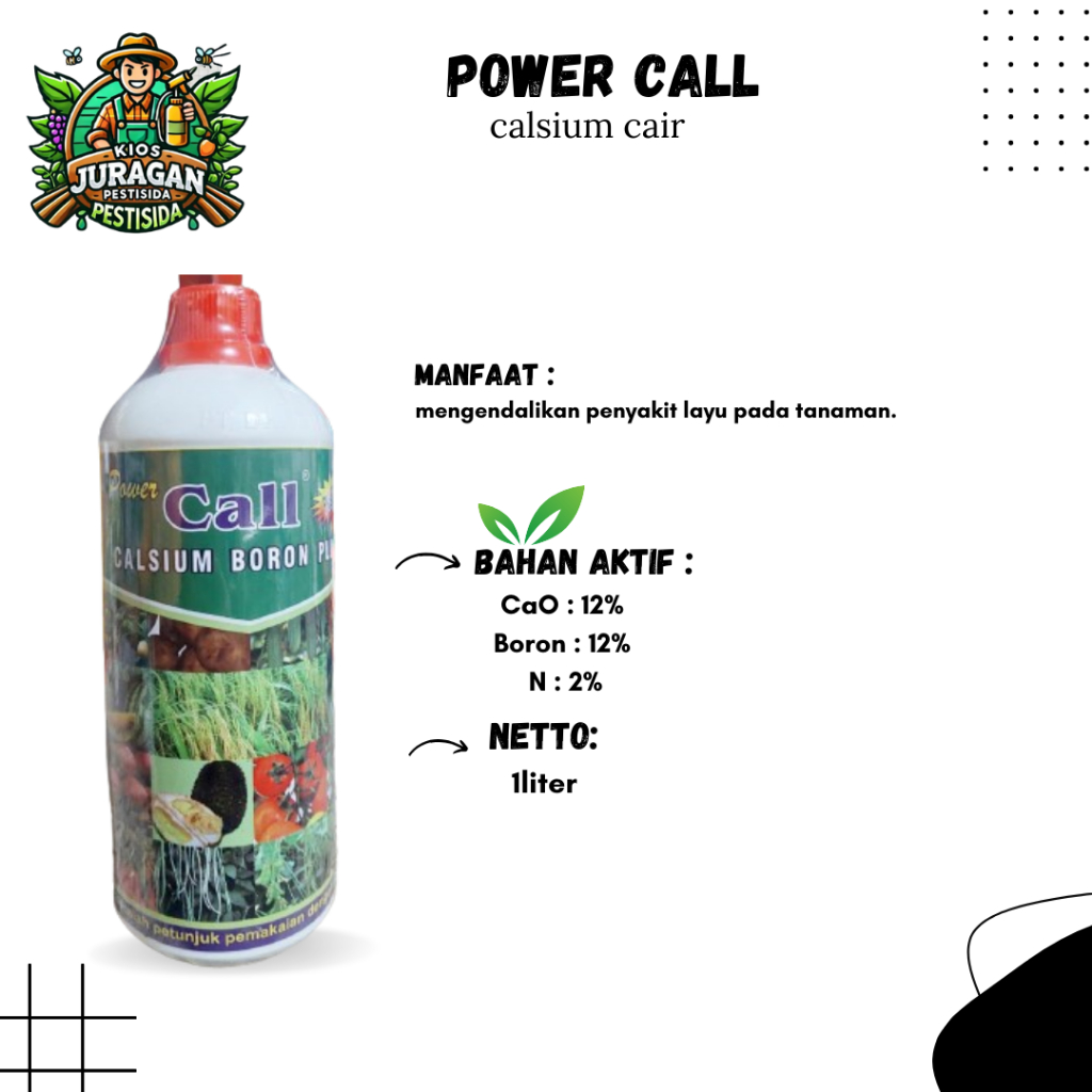 POWER CALL KALSIUM BORON CAIR -1 liter